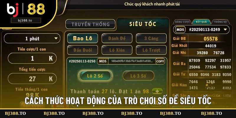 Khám phá cách thức hoạt động của số đề siêu tốc Khám phá cách thức hoạt động của số đề siêu tốc