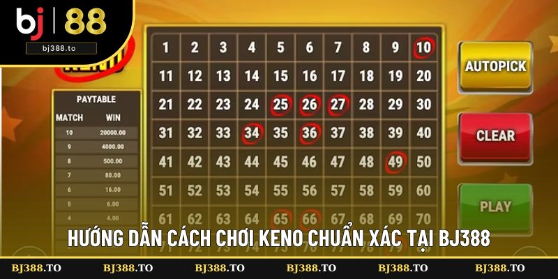 Chia sẻ cách chơi Keno cơ bản Chia sẻ cách chơi Keno cơ bản